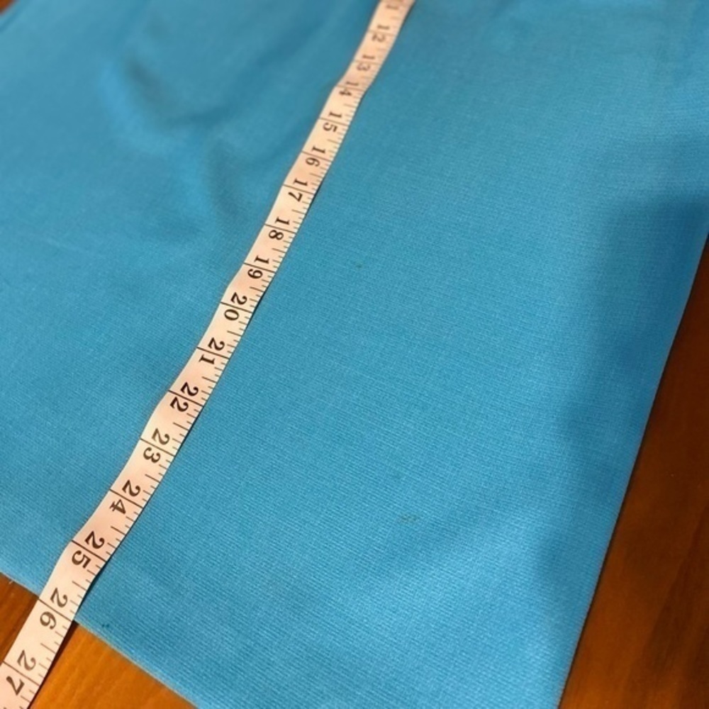 K Studio Collection Vintage 3 Piece Blue tank top w/ skirt and vibrant sheer top - Picture 12 of 17
